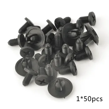 

New 50pcs 1914 8mm Plastic Car Interior Trim Card Panel Fixed Clamp Vehicle Door Bumper Fastener Buckle Universal for Hot
