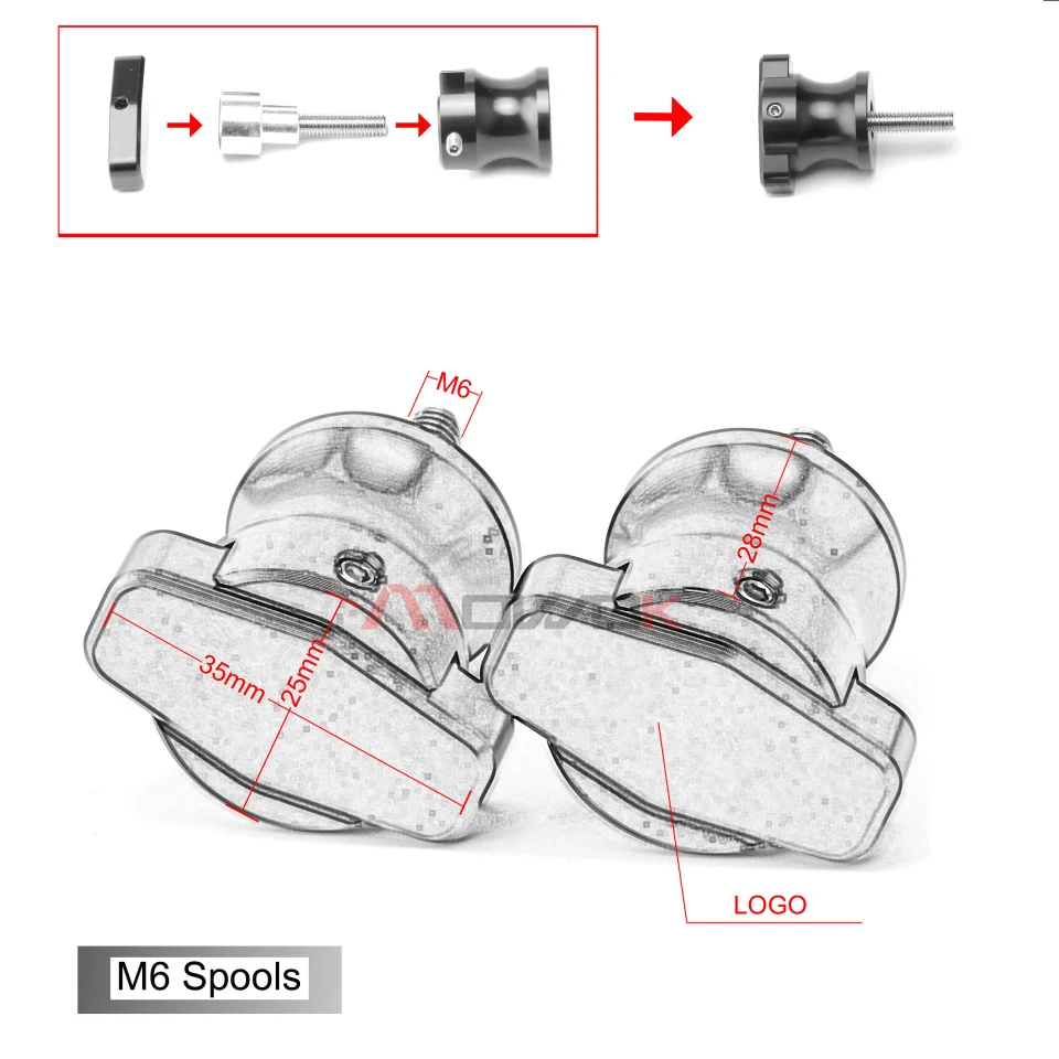 Для Yamaha MT 09 MT-09 логотип mt09 Высокое качество мото части маятник катушка слайдер стенд винты 6 мм
