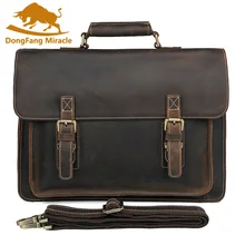 Мужской портфель из натуральной кожи, деловая сумка для ноутбука, повседневная большая сумка на плечо, винтажные сумки-мессенджеры, роскошные сумки
