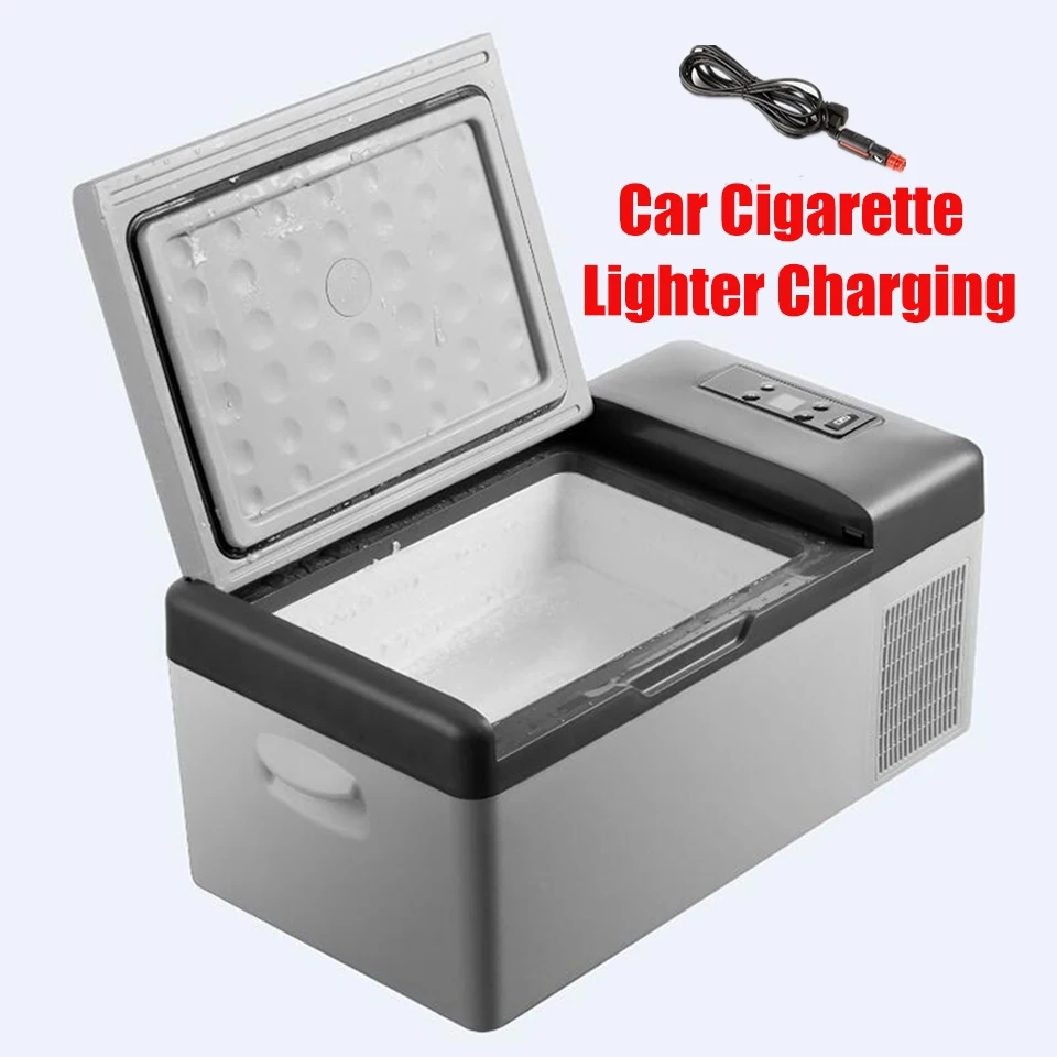 

15L Car Refrigerator Freeze 12V/24V Led Digital Portable Compressor Traveling Fridge Car Charging -20 Degree Auto Cooler Freezer