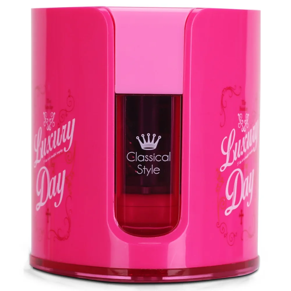 Deli Red or sky blue fantastic Electric pencil sharpener good choice