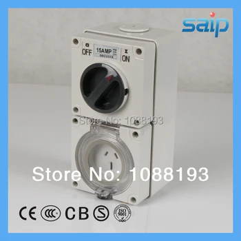 

15A Single Phase 3P Combination Switch Socket (AS socket switch)