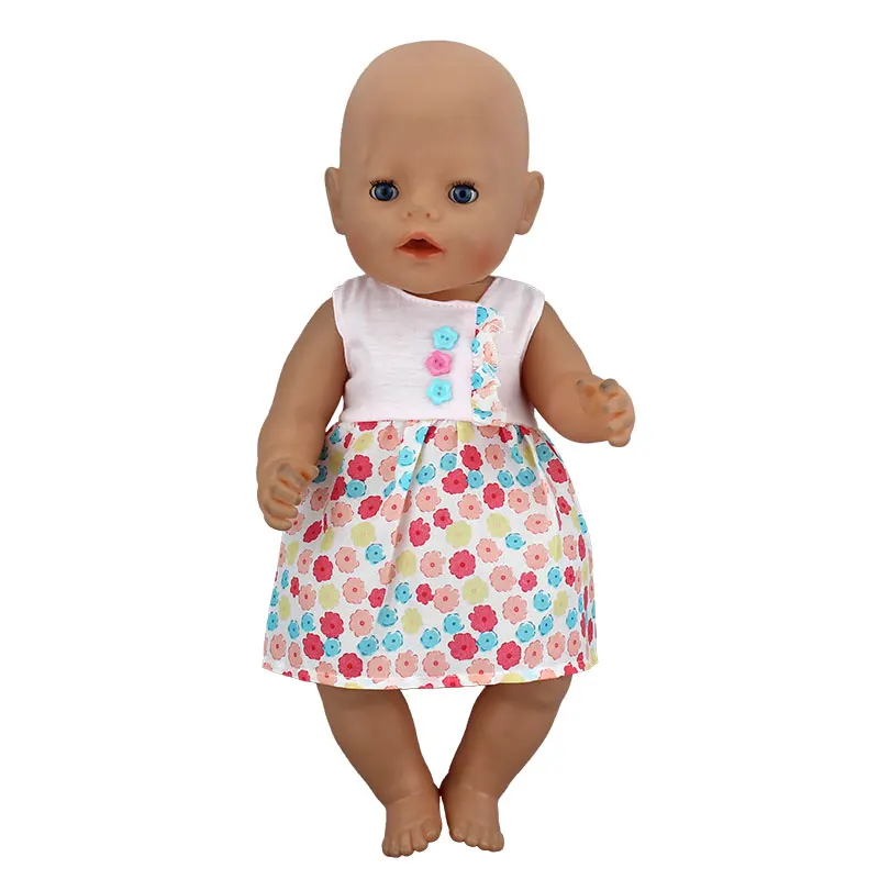 Новое платье Одежда для 43 см Zapf Baby Doll 17 дюймов Reborn младенцев куклы одежда - Цвет: d2