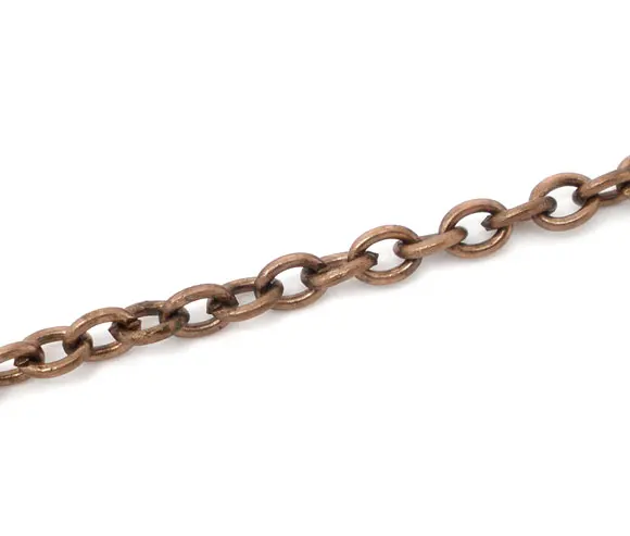 DoreenBeads медные тоновые цепи для кабелей 3 5x2 5 мм Продан в упаковке м | Украшения и