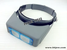 Jewelry Tools Double Lens Headmounted Headband Reading Magnifier Head Wearing Magnifying Glass Loupe 4 Magnifications