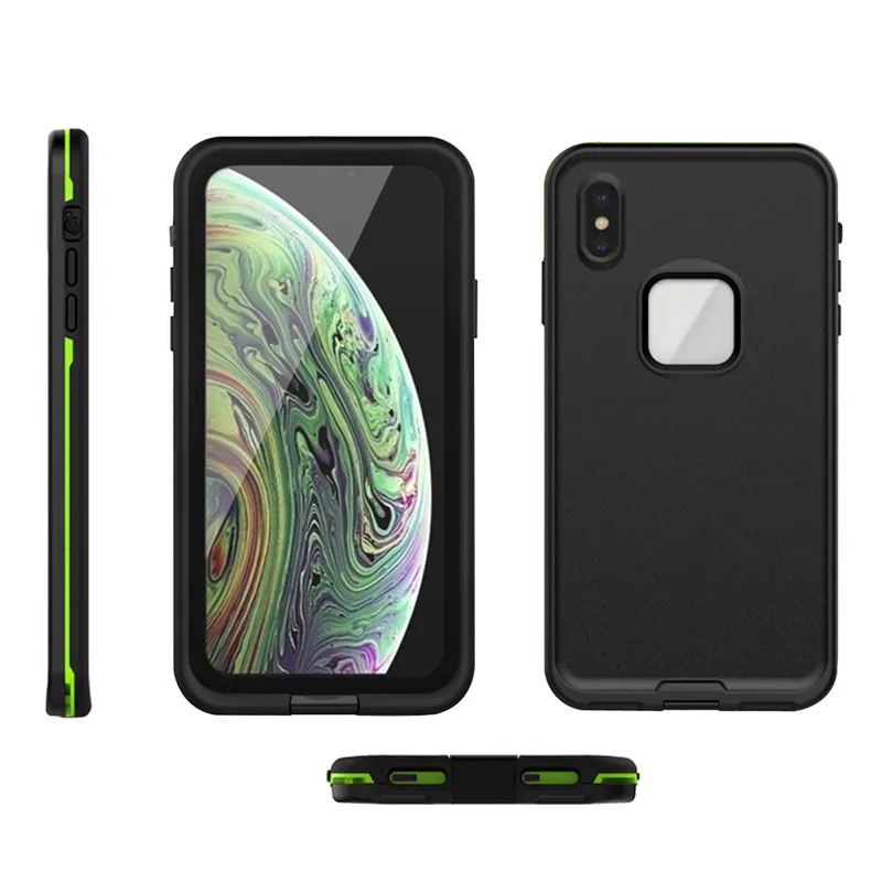 Водонепроницаемый чехол для телефона Защита экрана iPhone X/XS XR XS Max|Бамперы| |