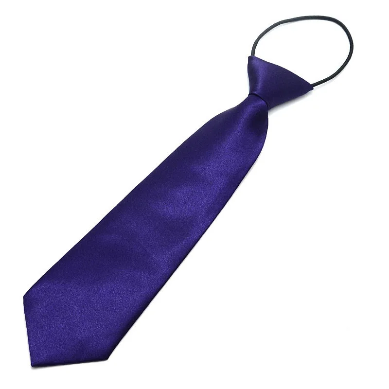 Детские галстуки для мальчиков, детские галстуки, школьные галстуки для маленьких детей - Цвет: Темно-фиолетовый