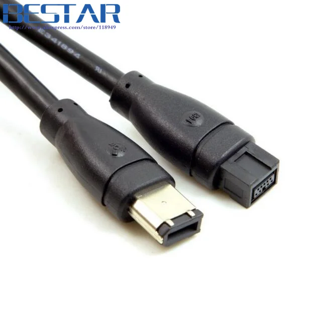 9 контактный/6 контактный кабель BETA FireWire 800 400 6 Кабель IEEE 1394B 1 8 м футов 180 см