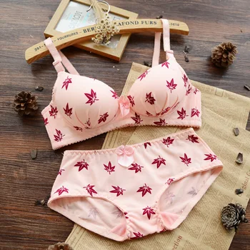 

Sexy Floral Lace royal cup slip-resistant transparent bride dress underwear set Push-up Bra sets white black plus size