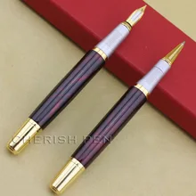 Акция 2 шт./партия JINHAO 250 одна Шариковая/роликовая шариковая ручка и одна м чернильный фонтан ручка для подарка ручки