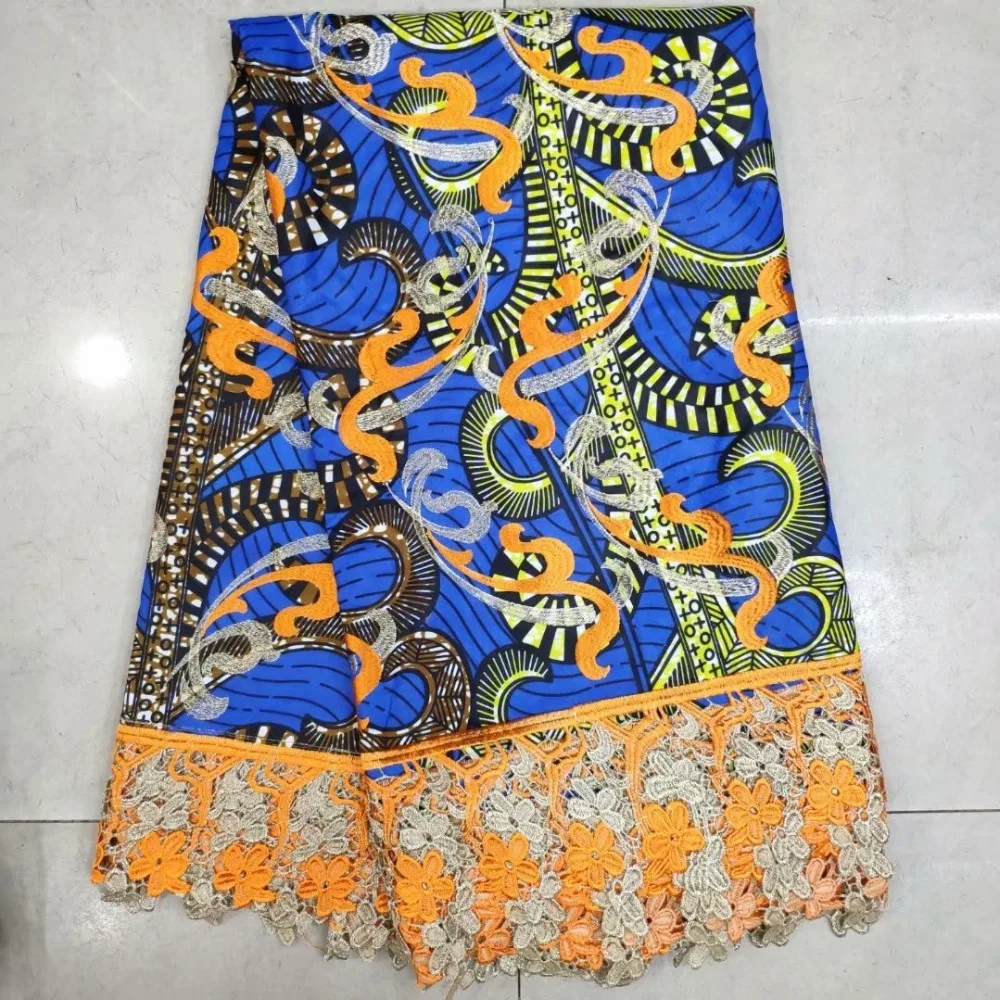 

Veritable Dutch african wax print fabric,Hollandais wax lace fabrics Fashion design 100% cotton hot selling Net Lace!TE-4239