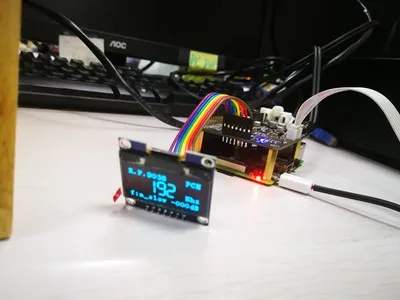 OLED ES9038q2m цифровой вещательный сетевой плеер для Raspberry Pi DAC подключен к ies 32 бит 384K DSD128 G4-001