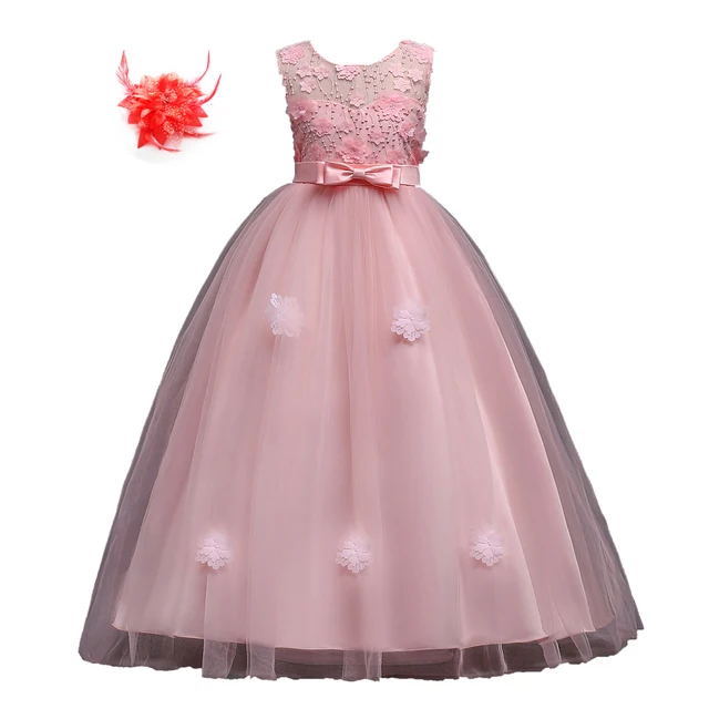 blue and pink gown