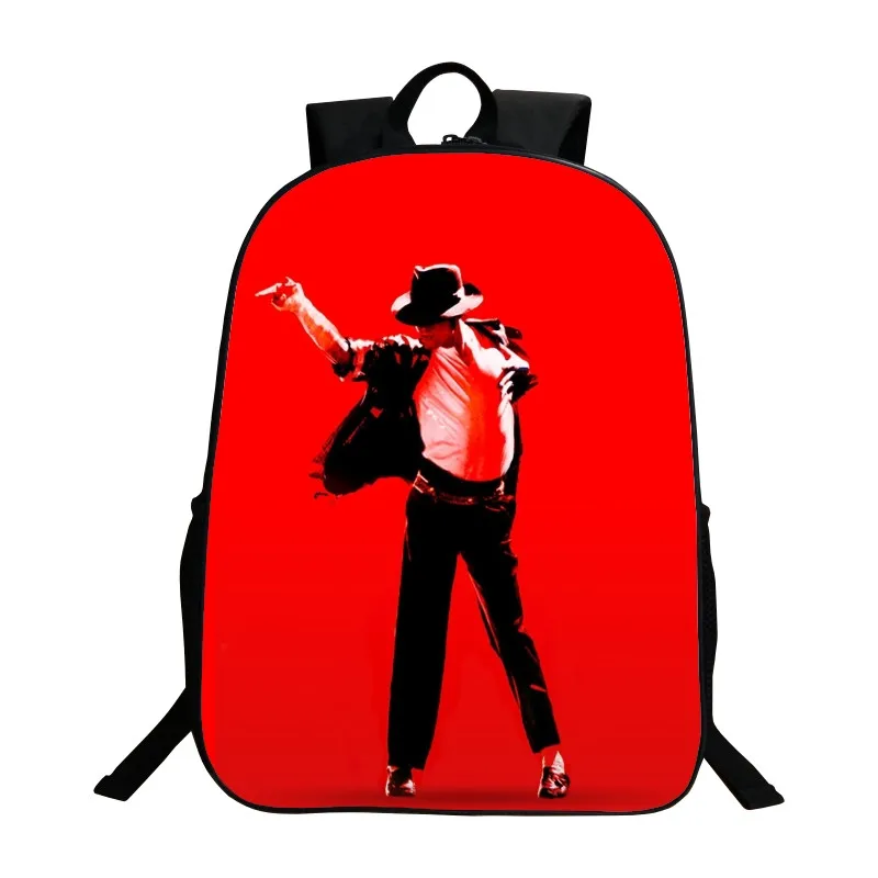 Новое поступление, стильный школьный рюкзак с 3D принтом в виде звезды, Майкл Джексон, Женский Детский рюкзак, модные детские сумки для девочек и мальчиков