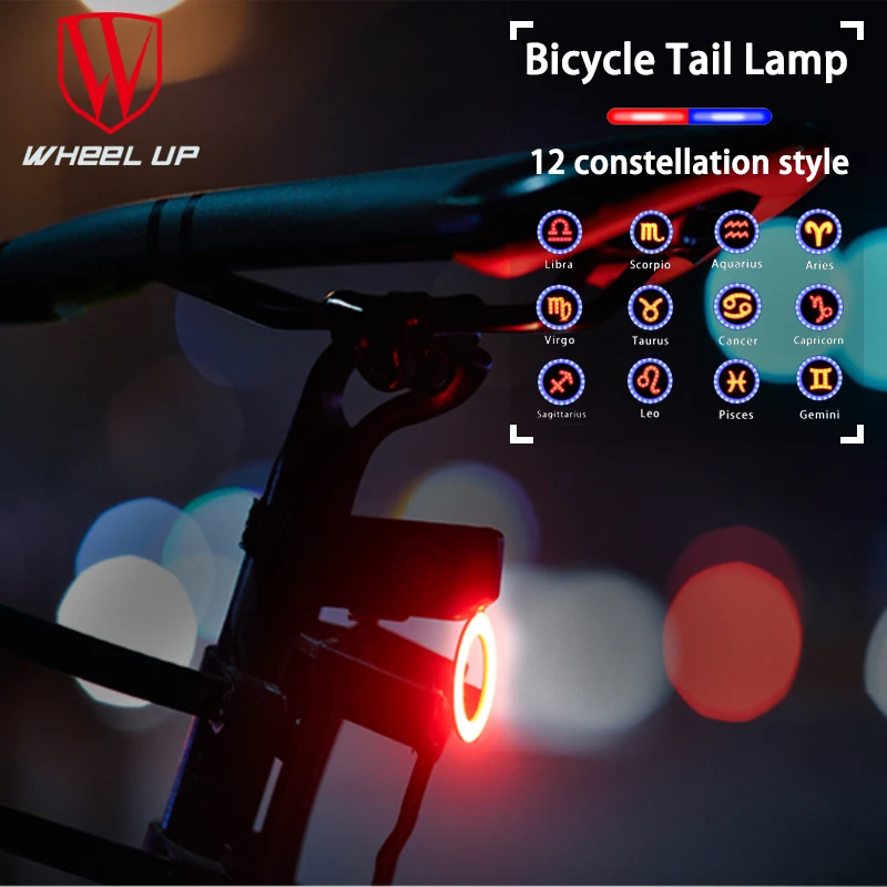 Колесо велосипеда светильник Водонепроницаемый Велоспорт Шлем хвост светильник Фонари задний светильник для велосипеда USB Перезаряжаемые безопасности ночной езды