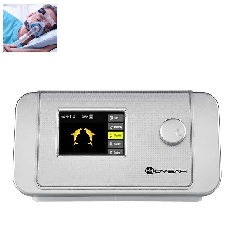 Goede MOYEAH Auto CPAP Apparaat Portable Quiet Respirator Met Neusmasker Luchtbevochtiger Filter Slang Tas De Beste Slaap Snurken Oplossing