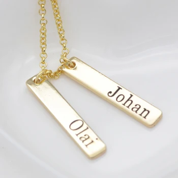 

Simple Custom Name Necklace 2018 New Arrival Necklaces Accept Made Any Name Birthday Gift for Family YP3186