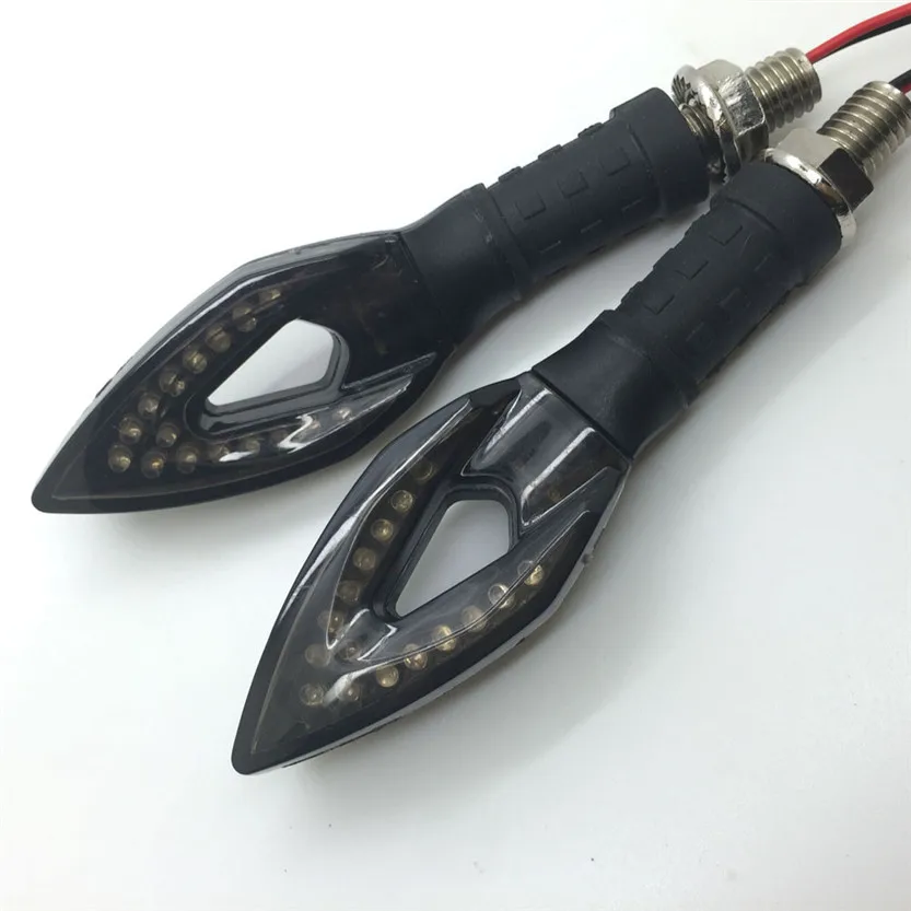 

2017 New Hot Fashion Car-styling 1 Pair Universal DC 12V LED Motorcycle Turn Signal Light Indicator Mini July06#2 Dropship
