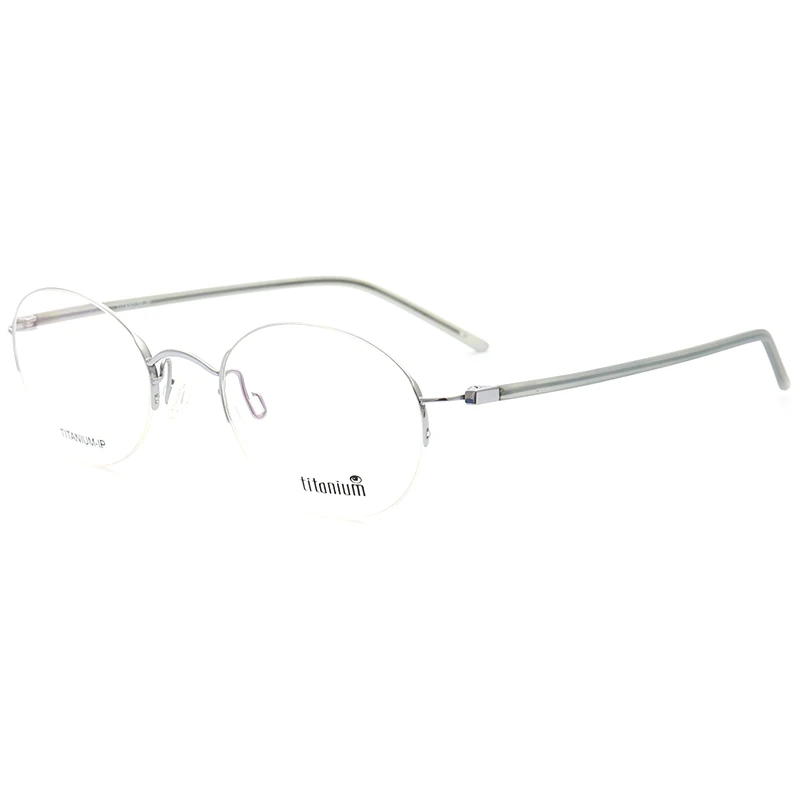 Солнечный Пятно оптовой рама из чистого титана ультралегкие очки кадр с близорукости анти-синий компьютер излучения очки - Цвет оправы: 9124-C2