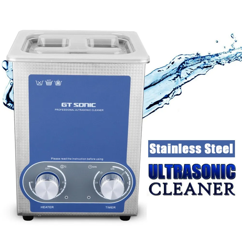 AC220V240V ultrasonic cleaner 2L PS-20T 120W 40000 Hz Frequency PCB hardware lad equipment free basket09v2