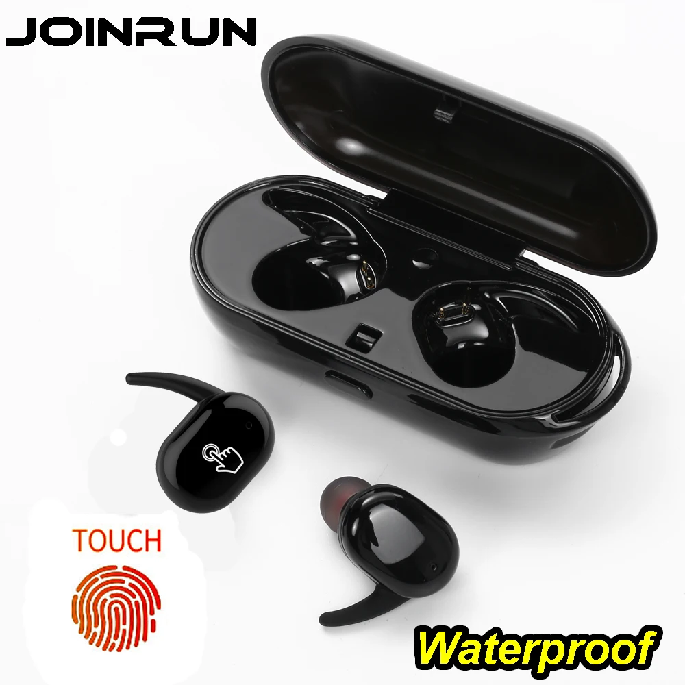 

Touch two wireless Bluetooth Earphone Headset IPX5 waterproof True Touch Headset with power bank for phones PC Twins Earbuds