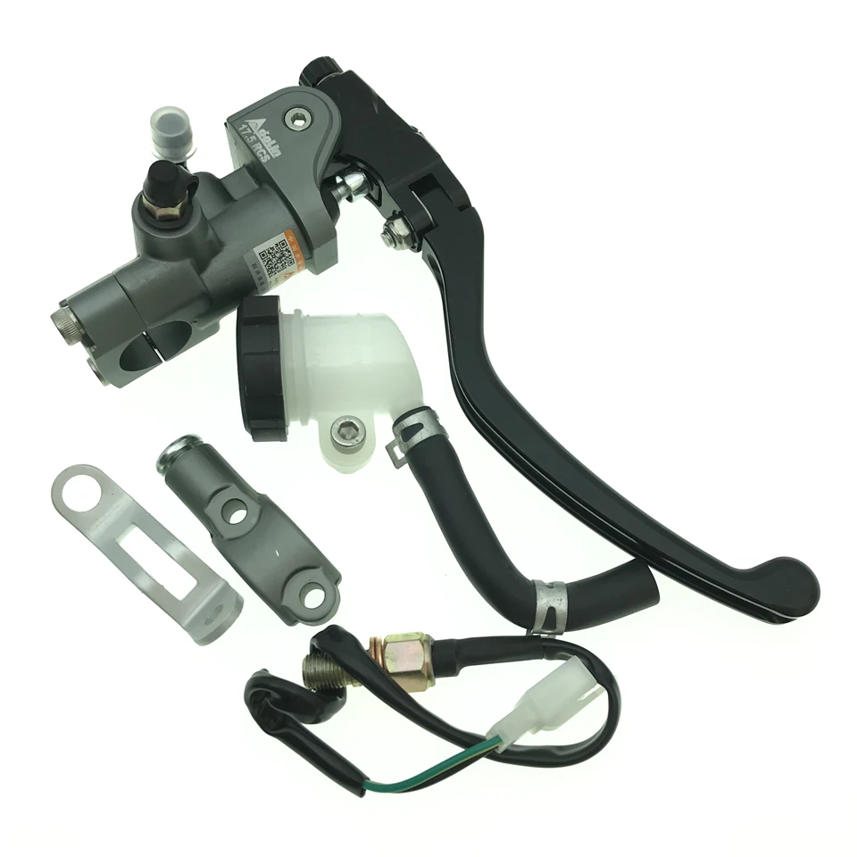 Universal de Freio para Motocicletas Bomba de Embreagem e Cilindro Mestre para Alavanca de Freio de 7 Cnc para Yamaha Bomba Rcs Adin Px7 Kawasaki Suzuki - 8 22mm 7 8 Cheap Alavancas