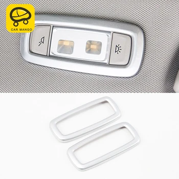 

CARMANGO Stainless Steel Rear Reading Light Lamp Decoration Trim Frame Cover For 2018 BMW X3 G01