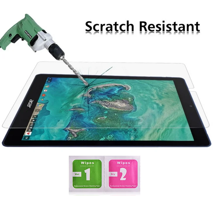Front Premium Tempered Glass Screen Guard Protector Toughened protective Film For Acer Chromebook Tab 10 9.7