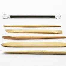 6 шт. как показано стильный нож лезвие моделирование цветной Пластилин инструмент форма игрушки хобби Обучение Образование