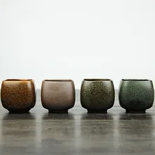 Persönliche Kreative Retro Handgemacht Drinkwasserkocher Taiwan Keramik Groben Keramik Tee-Tasse Kung Fu Teetasse Puer Oolong-Tee Schüssel