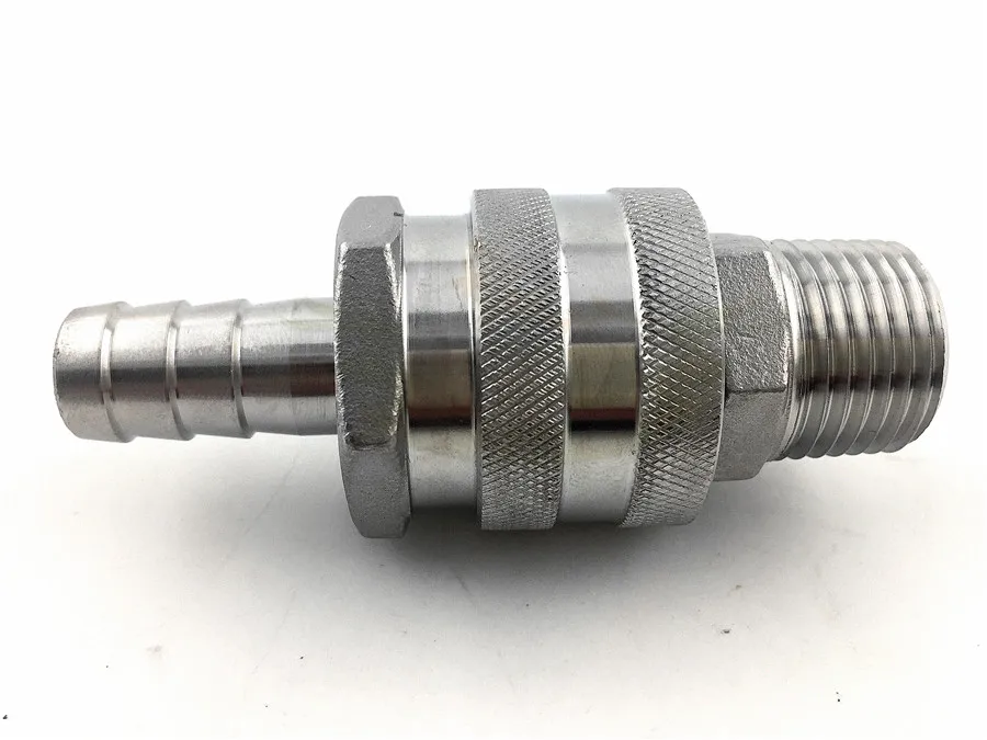 Stainless Steel Quick Disconnect Set, Male QD 1/2" Male NPT, Female QD