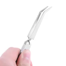 Цельнокроеное платье Нержавеющая сталь Дизайн ногтей Скульптура Пинцет клип Палочки до Стразы щипцы для ногтей Лечение маникюр Инструменты