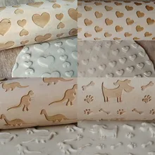 1 шт. Рождество олень собака кошка сердце тисненая Скалка печенья печенье, фондан, пирог тесто выгравированный ролик