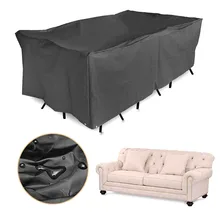 Водонепроницаемая мебель дождевик уличный стол для сада стул диван Анти-пыль 210D Оксфорд ткань мебельный чехол