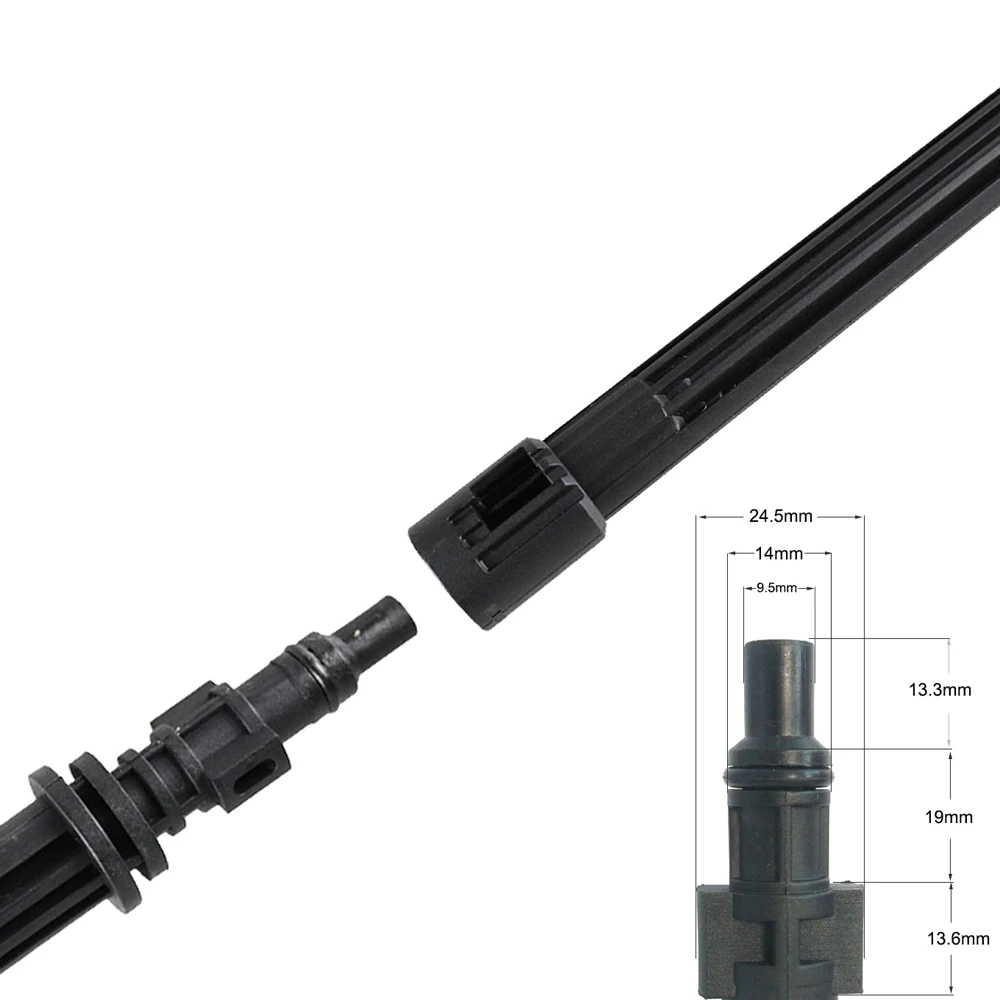 M14 x 1.2mm Rosca Conectada Arma Plástica