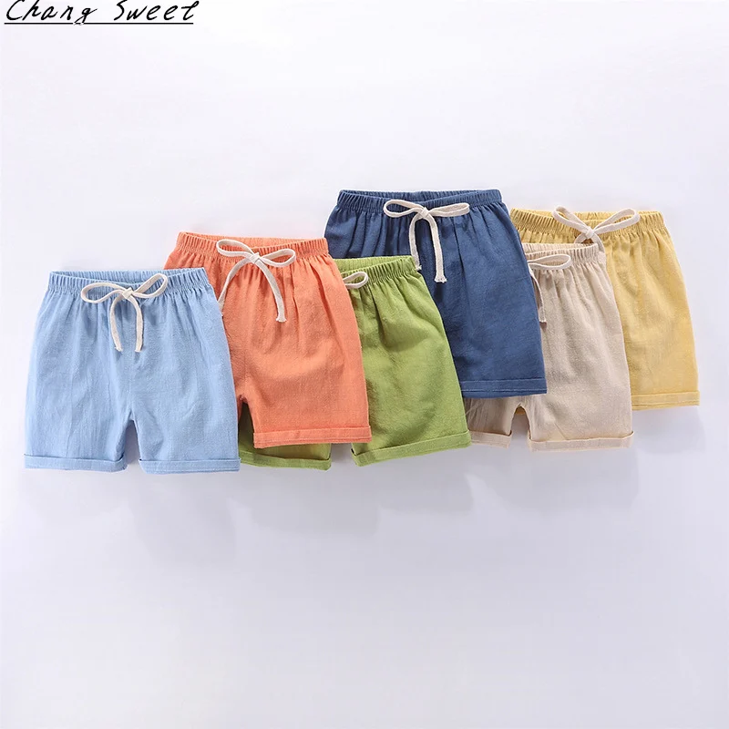 

Children's pants 2019 summer children's pants fashion cotton male baby five pants