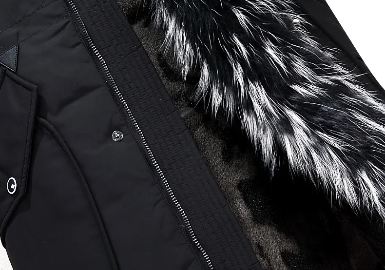 BATMO, Новое поступление, зимняя высококачественная плотная куртка на 90% белом утином пуху с большим воротником из меха енота, мужские куртки с капюшоном, зимние парки