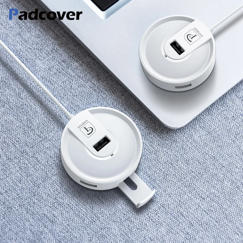 

USB HUB 4 Port USB 2.0 3.0 Splitter Switch with Micro USB Charging Port for iMac Computer Laptop Accessories OTG HUB USB