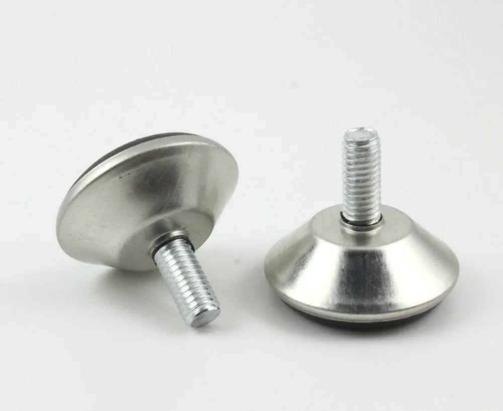 20 Pieces 40mm Base M8x18mm Adjustable Furniture Leg Table Leveling