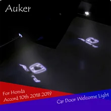 Styling auto del Portello di Automobile Della Luce di Benvenuto Della Lampada Luci Refit Per Honda Accord 10th 2018