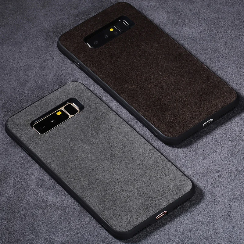 

Phone Case For Samsung Galaxy S10 S8 S9 Plus Note 8 9 S7 Edge A5 A7 A8 2018 J5 J6 J7 2017 Mobile Shell Suede Leather Back Cover