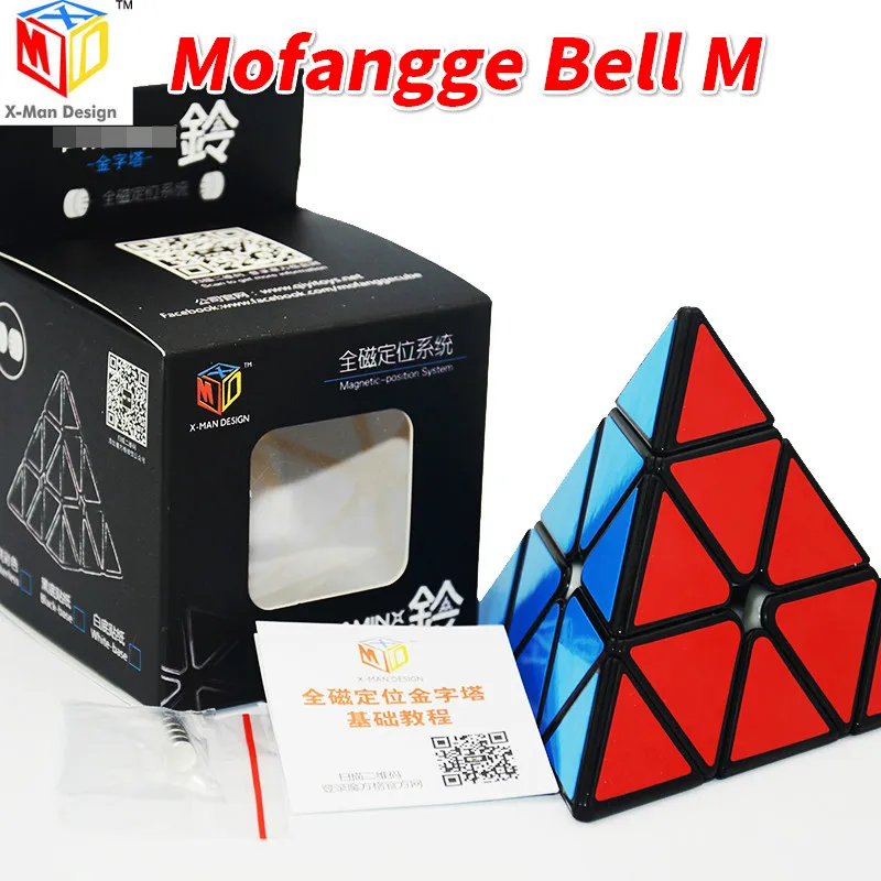 

Mofangge X-man Bell Magnetic Magic Cube Qiyi Triangle Cube Speed Puzzle Educational Toys For Children Cubo Magico