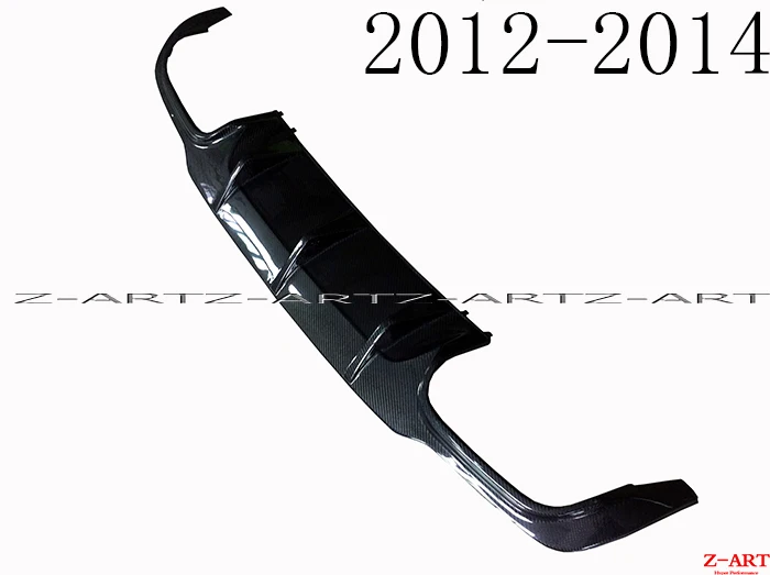 Z-ART OEM из углеродного волокна задний диффузор W204 C63 AMG 2008- задняя губа для W204 C63 карбоновое волокно задний подбородок - Цвет: Серый