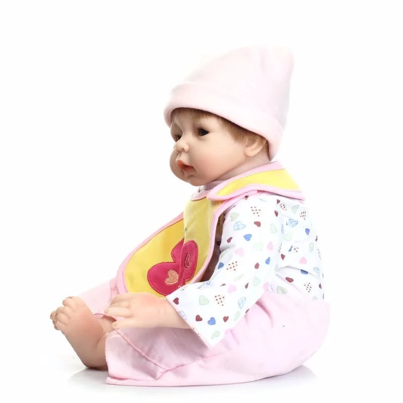 NPK 22 "мягкое тело Reborn Baby DOll игрушка силиконовая ручная работа реалистичный игровой дом игрушки девушки реалистичные куклы мода дети подарок