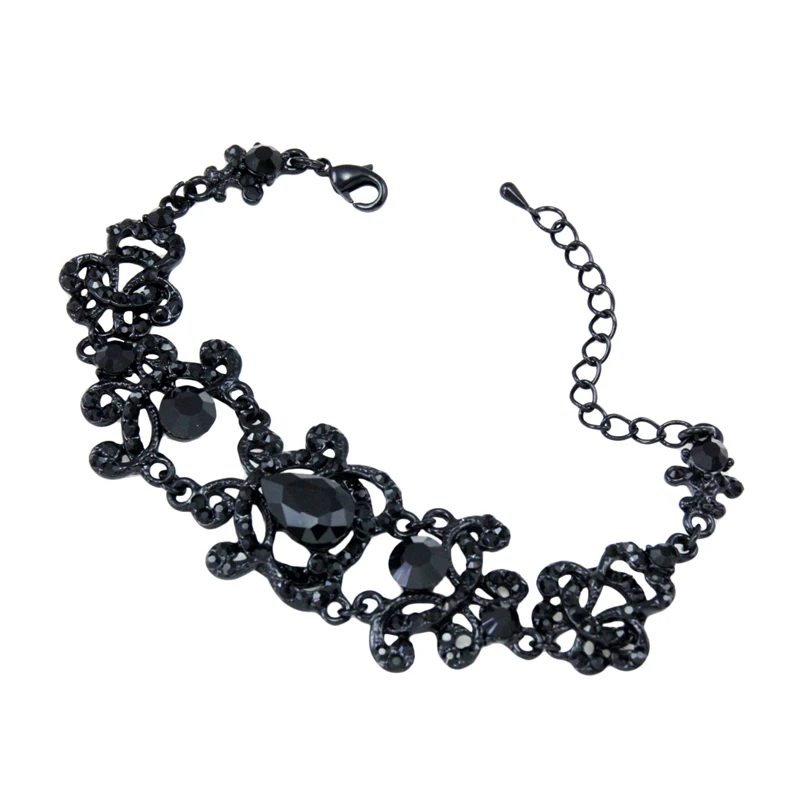 Buy Vintage Gothic Black Bracelet for Women Black
