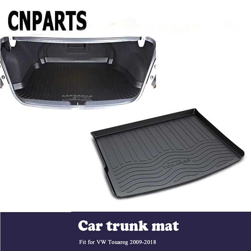 

CNPARTS For Volkswagen VW Touareg 2009-2018 Car Styling Cargo Liner Rear Trunk Anti Slip Mat Pad Custom Boot Tray Waterproof