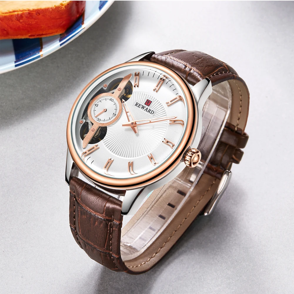 REWARD Brand Men Mechanical Watch Automatic Fashione luxury Clock Male Reloj Hombre Relogio Masculino free shipping drop shipping (2)