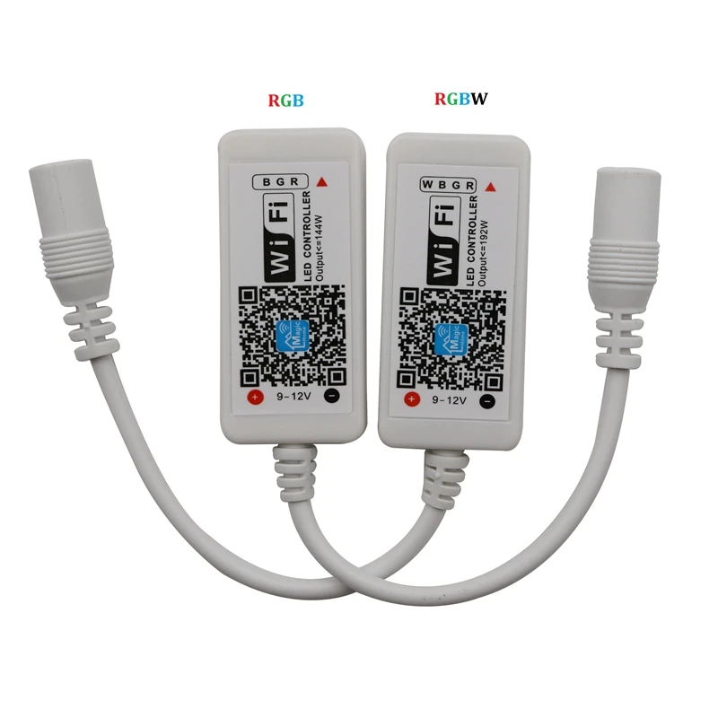 

New RGB RGBW Wifi LED Controller DC12V Music Common anode Mini Control by Smartphone IOS / Android for LED Strip Lighting
