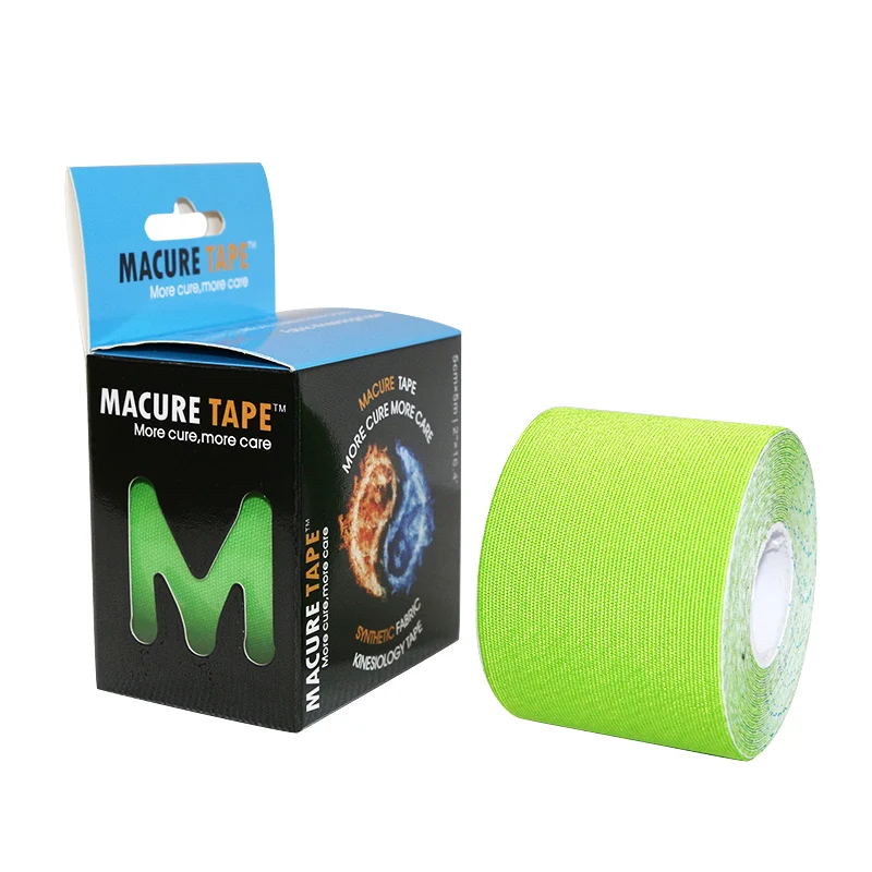 Лента кинезиологическая Macure из вискозы и 5 см x м|kinesiology tape|tape sportkinesiology tape sports |