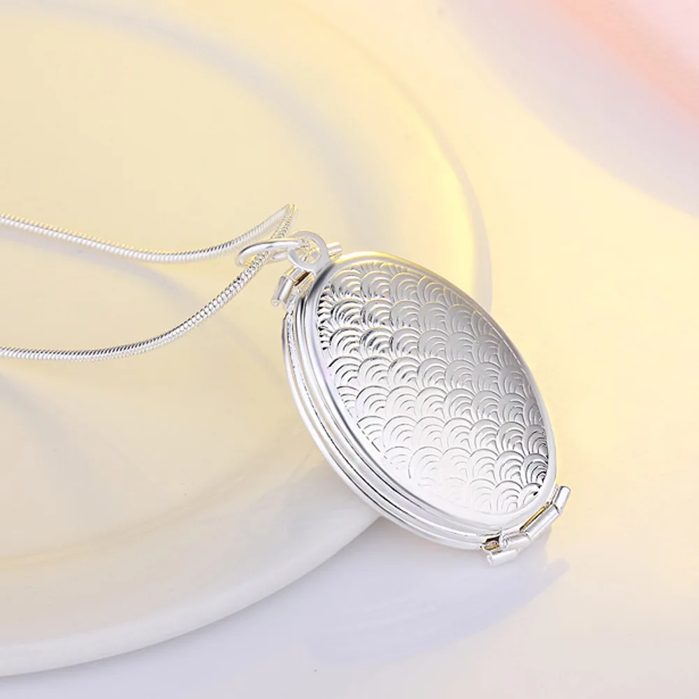 Цепочка женская из серебра 925 пробы с подвеской в виде рыбьей чешуи|snake chain necklace|chain